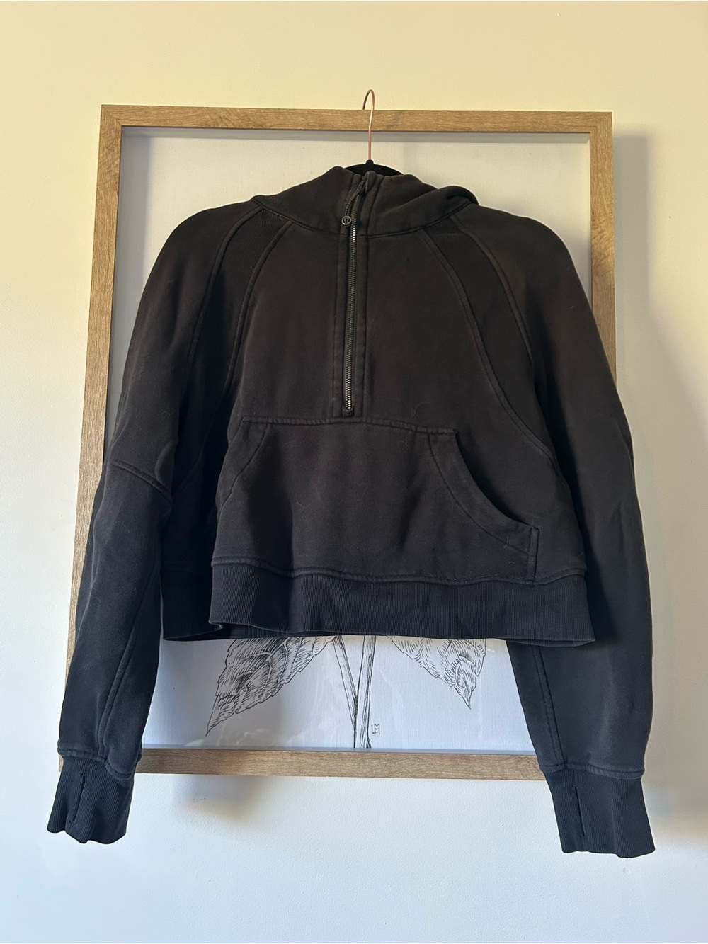 Lululemon Black Scuba Half-Zip